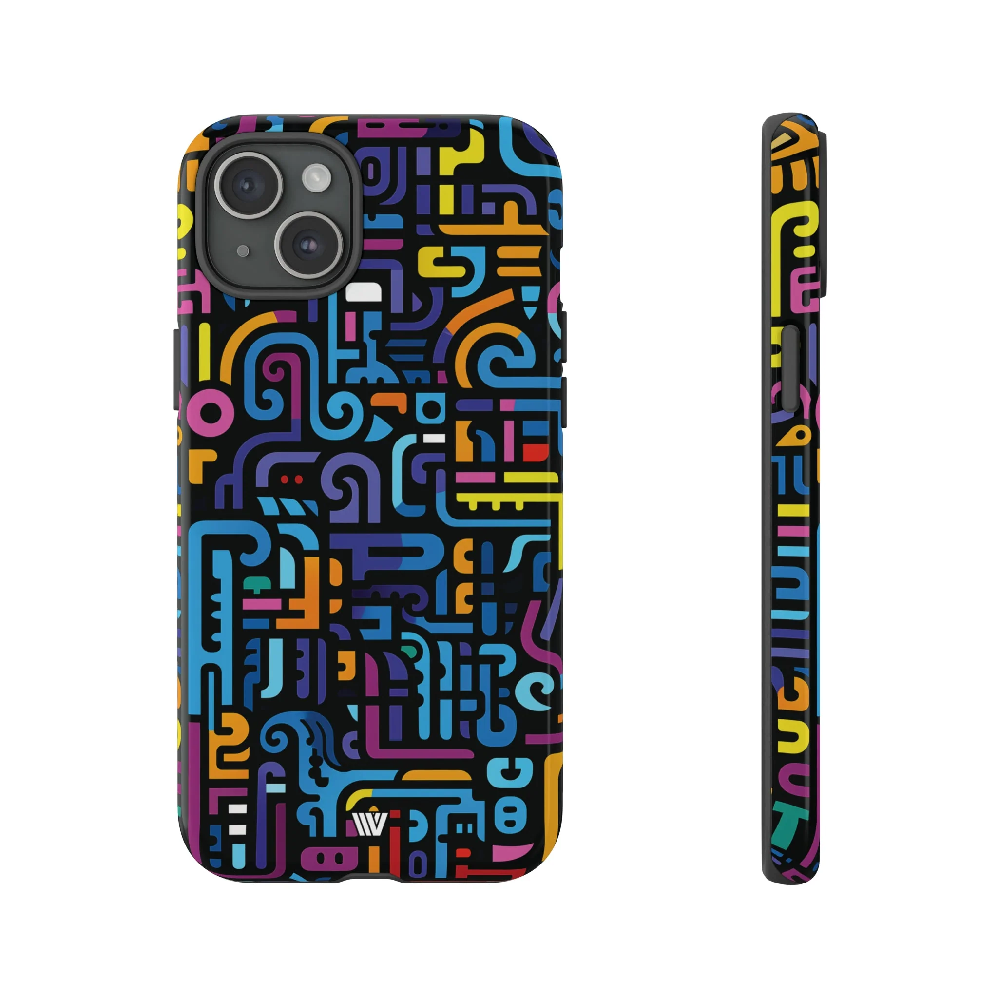 NEON GLYPHS | Tough Phone Case - Image 54
