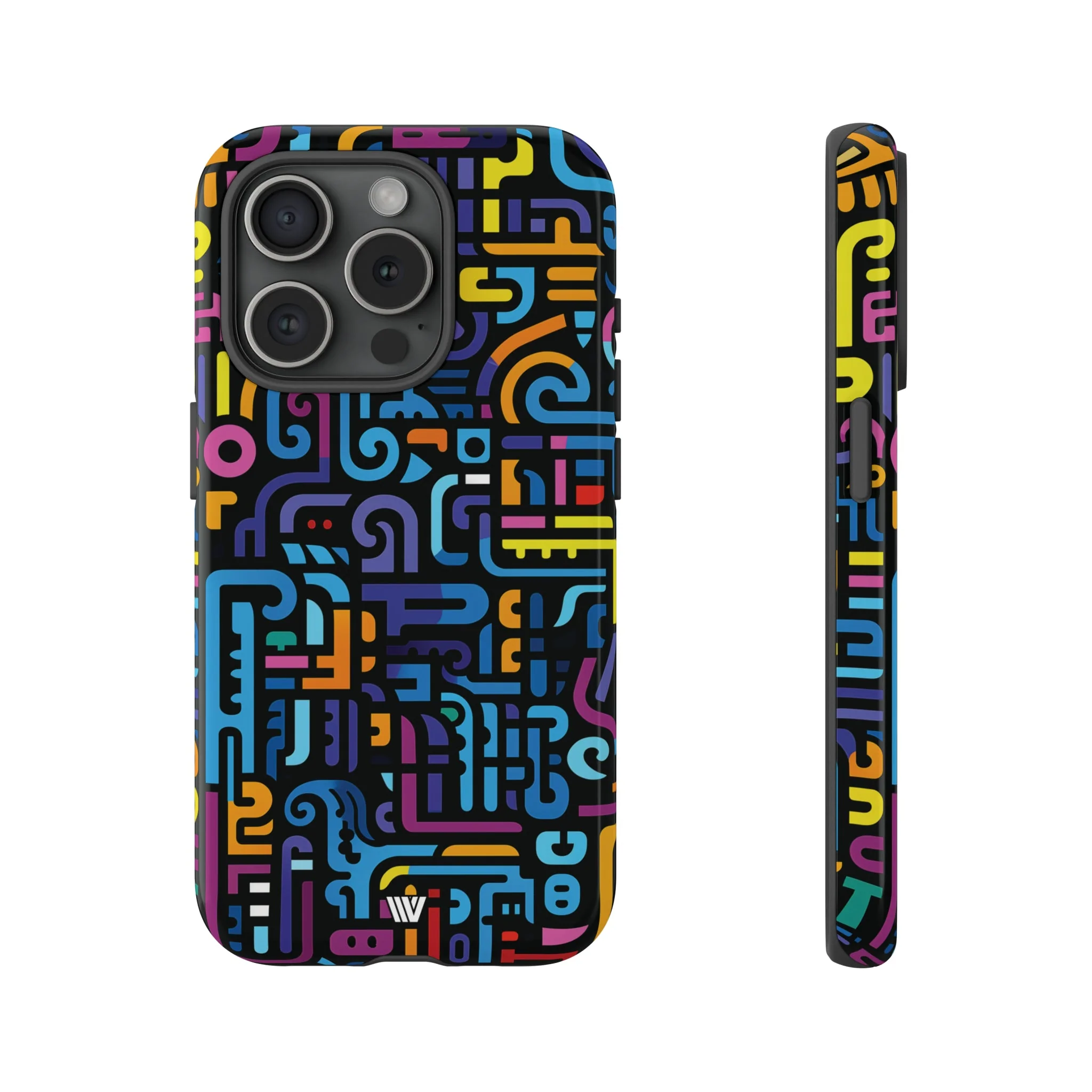 NEON GLYPHS | Tough Phone Case - Image 56