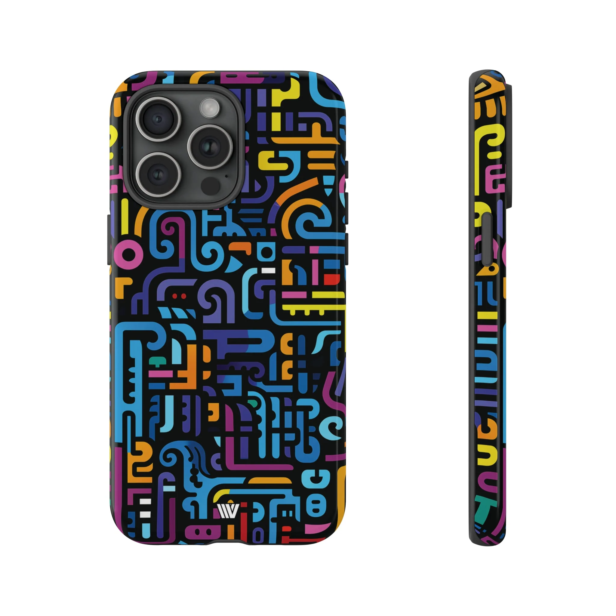 NEON GLYPHS | Tough Phone Case - Image 58