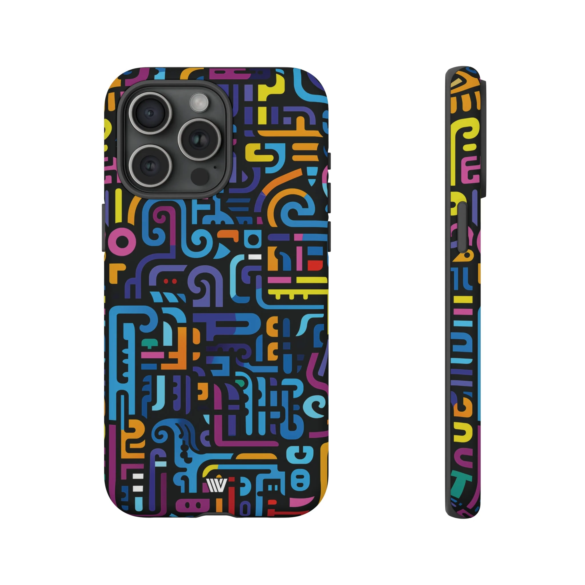NEON GLYPHS | Tough Phone Case - Image 59