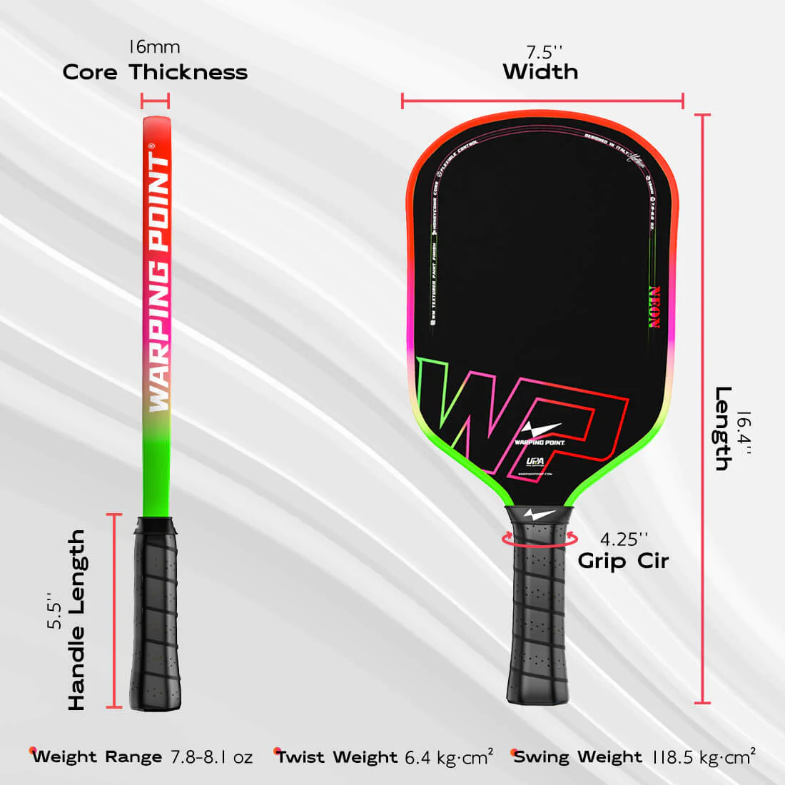 Neon Pickleball Paddle - Gen 3 - Image 6