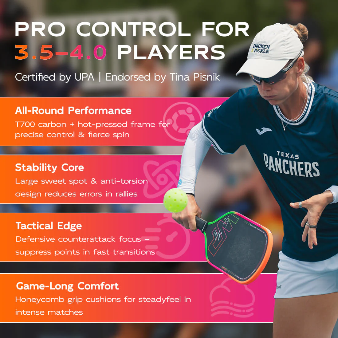 Neon Pickleball Paddle - Gen 3 - Image 7
