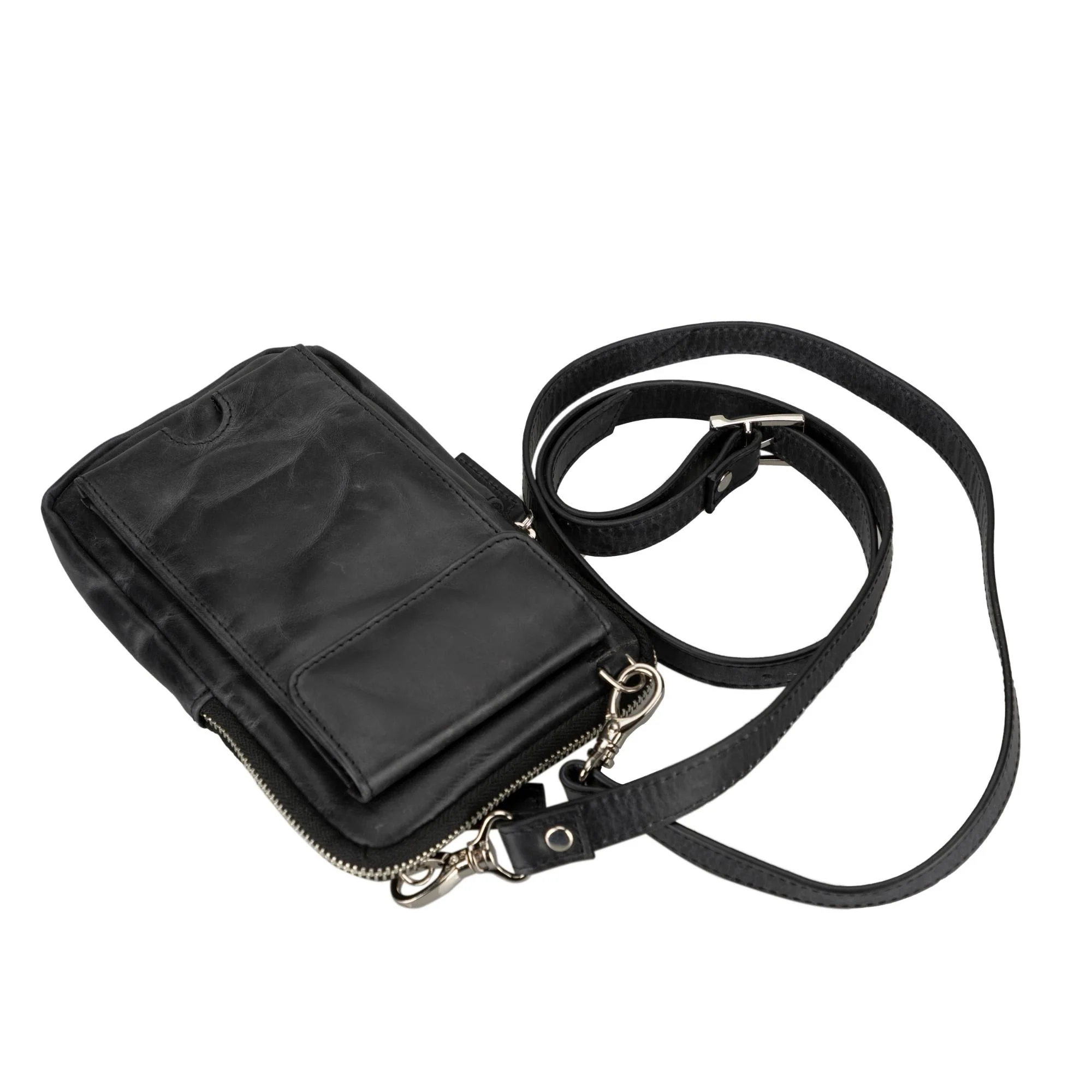 Niagara Leather Crossbody Phone Bag for Men - Image 10