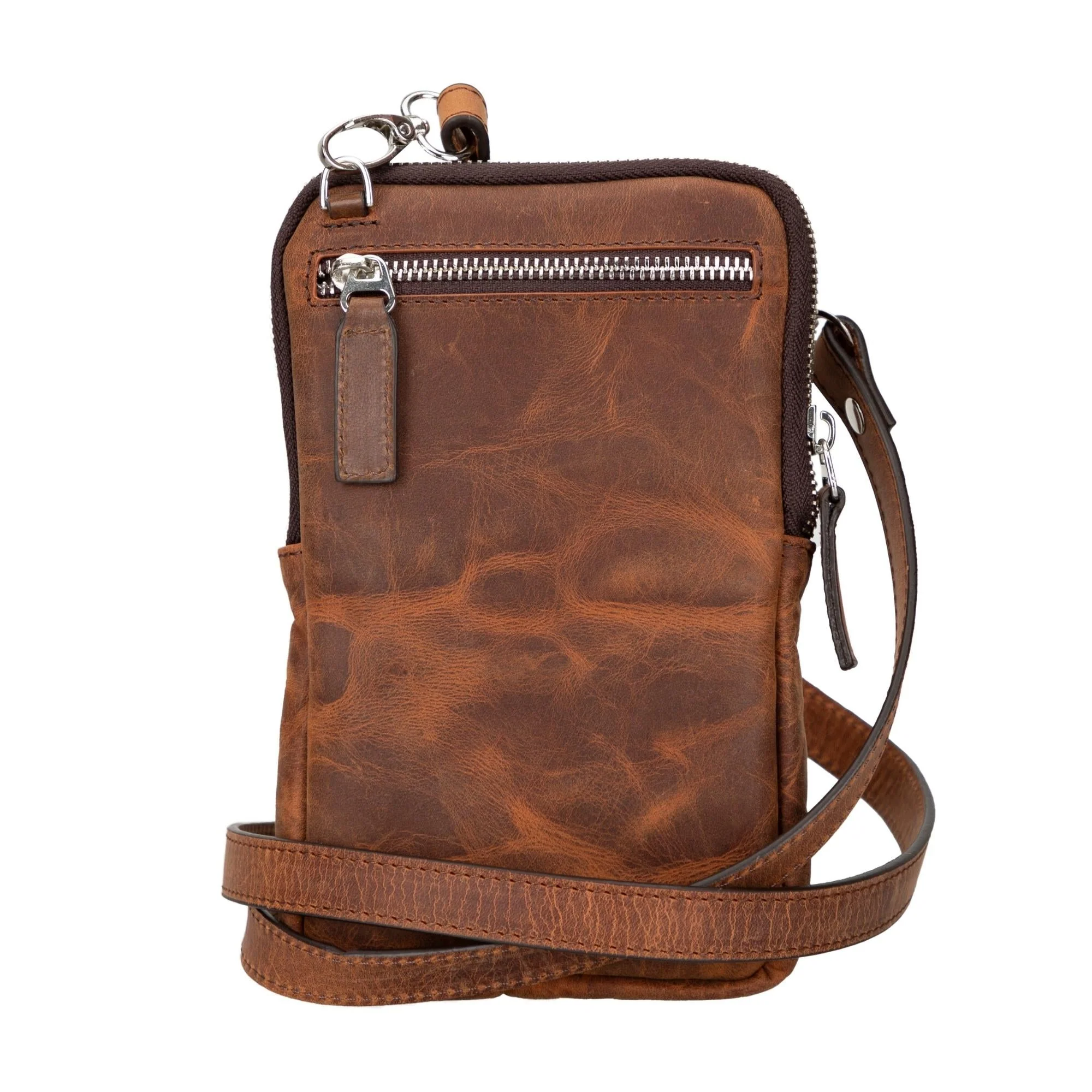Niagara Leather Crossbody Phone Bag for Men - Image 16