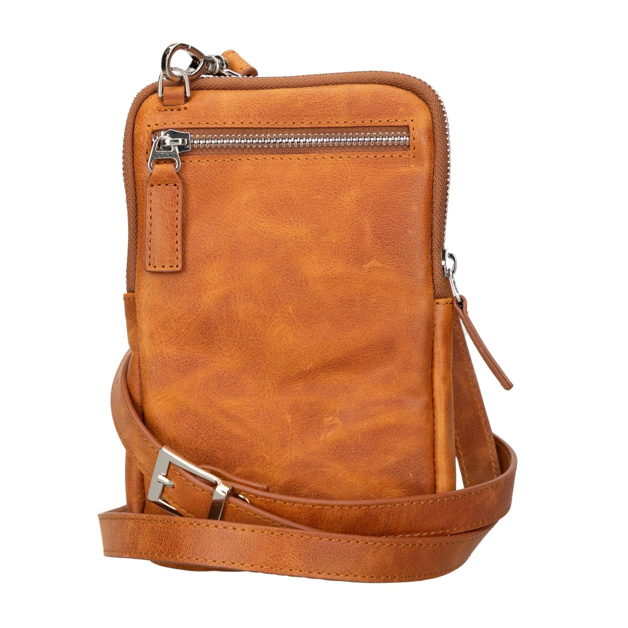 Niagara Leather Crossbody Phone Bag for Men - Image 2