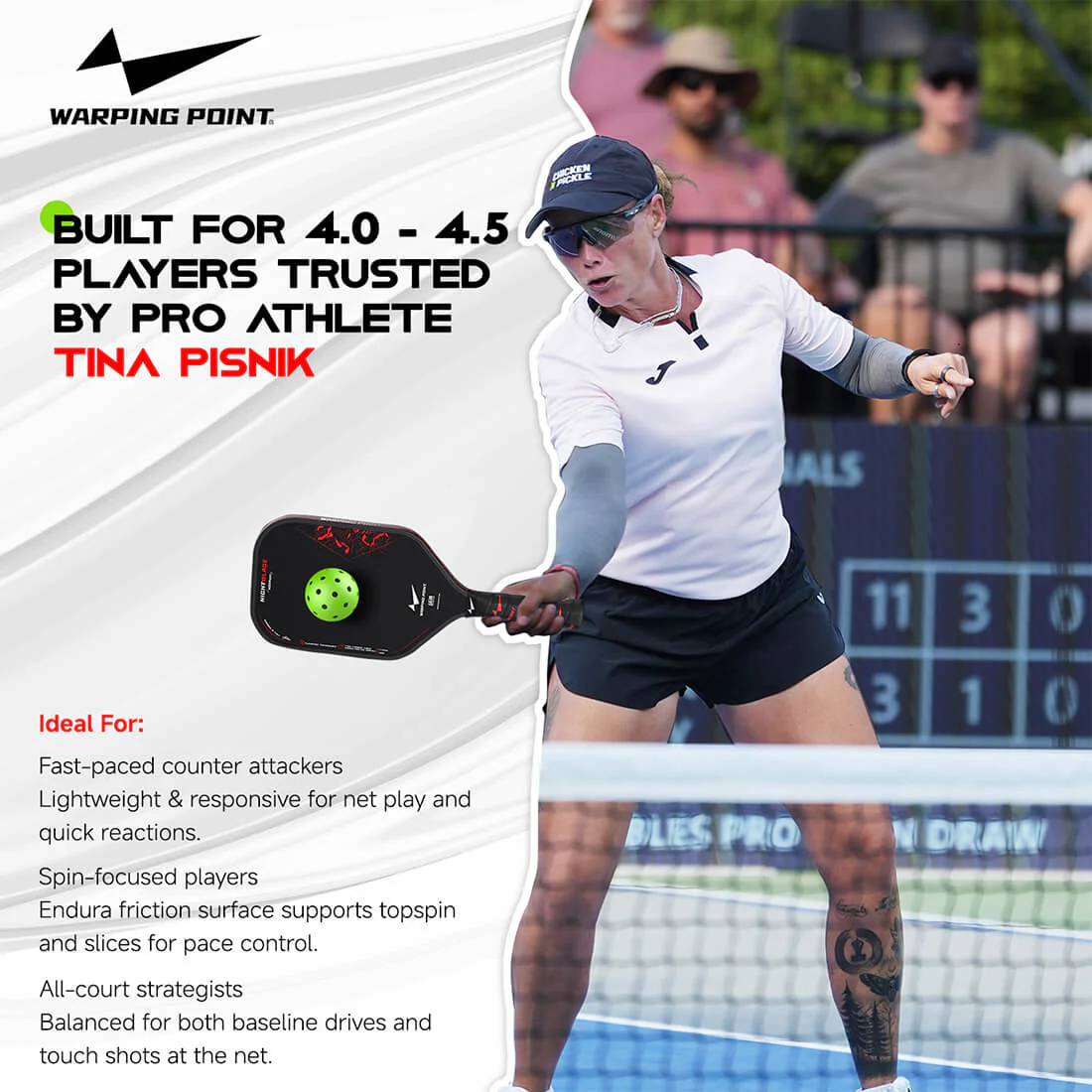 Nightblade Pickleball Paddle - 14mm - Image 4