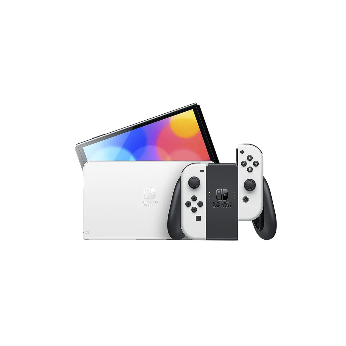 Nintendo Switch (OLED model) with White Joy-Con - Image 3