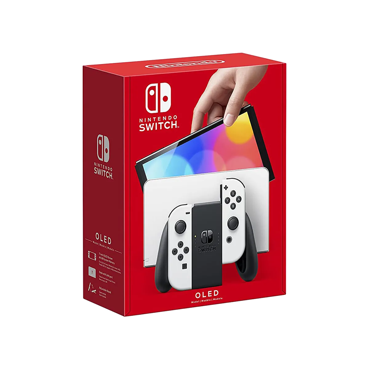 Nintendo Switch (OLED model) with White Joy-Con - Image 4