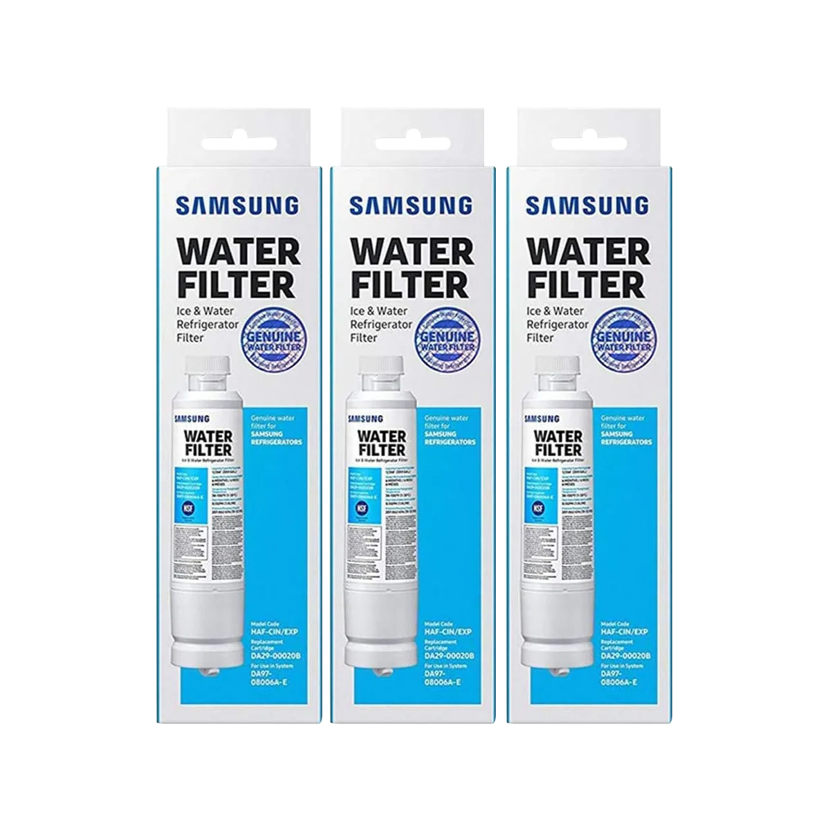 NSF 53 & 42 DA29-00020B OEM Water Filter Replacement (3-Pack) - Image 2