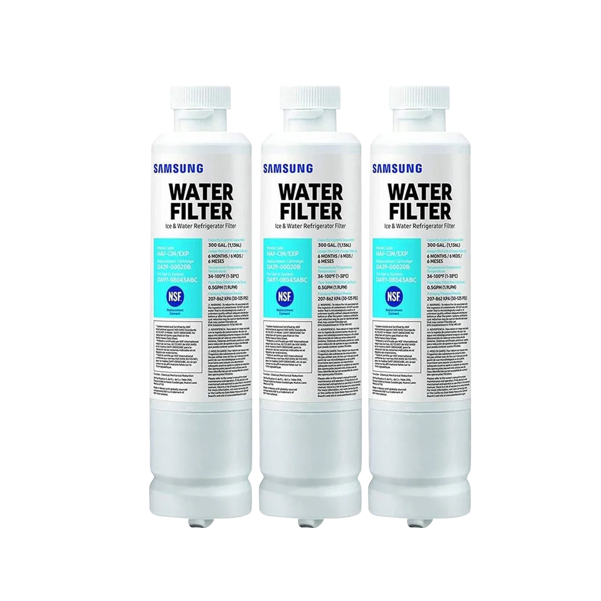 NSF 53 & 42 DA29-00020B OEM Water Filter Replacement (3-Pack) - Image 3