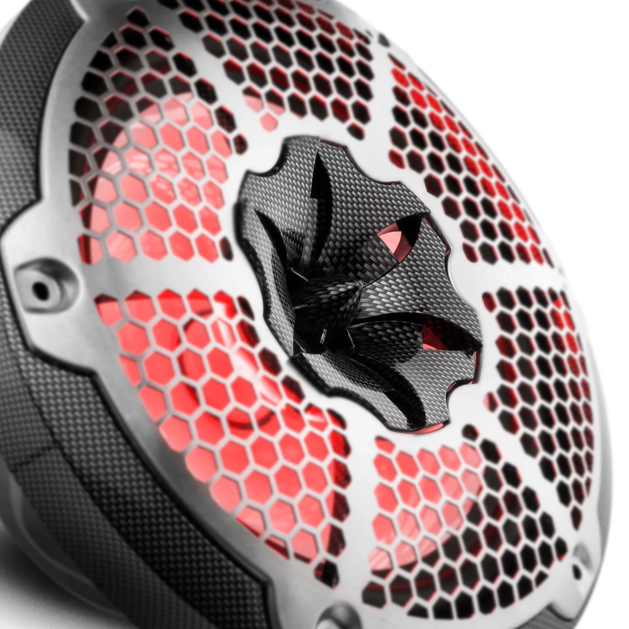 NXL 10" 2-Way Coaxial Marine Speaker With LED RGB Lights 200 Watts Rms 4-Ohm -Black Carbon Fiber - Image 2