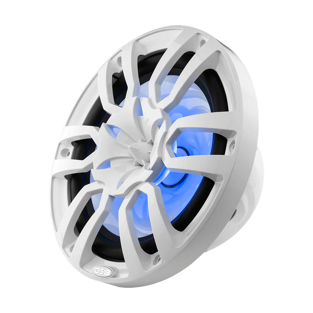 NXL 10" 2-Way Coaxial Marine Speaker With LED RGB Lights 200 Watts Rms 4-Ohm -White - Image 4