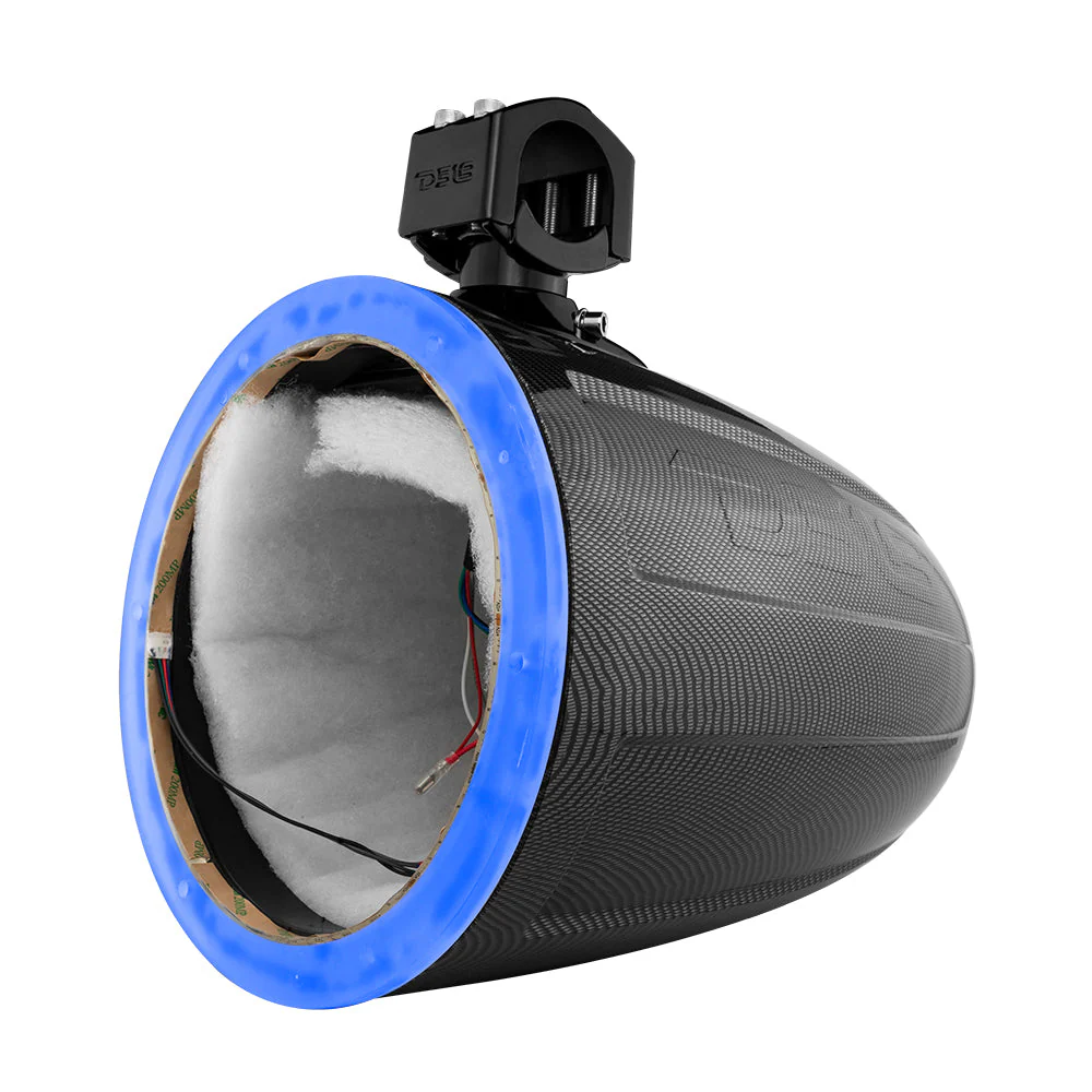 NXL 10" Marine and Powersports Empty Tower LED RGB Lights -Black Carbon Fiber - Image 3