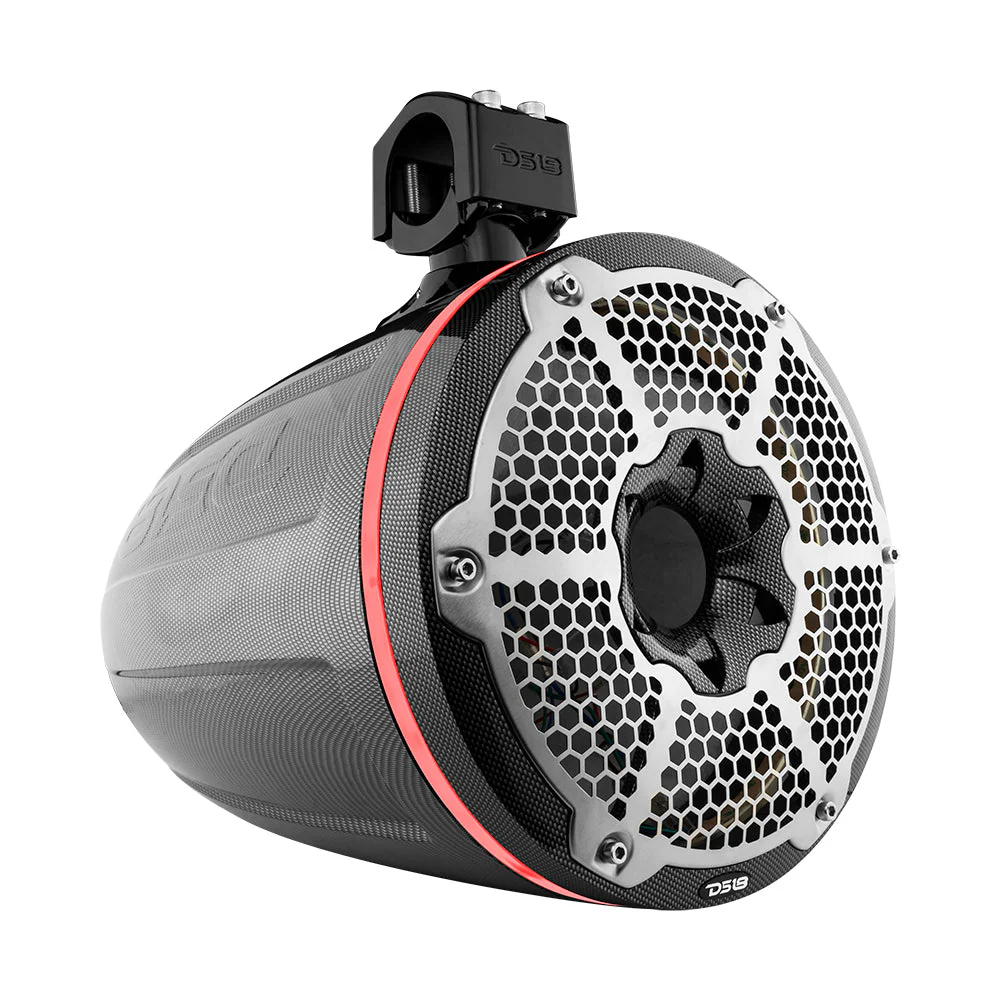 NXL 10" Marine and Powersports Empty Tower LED RGB Lights -Black Carbon Fiber - Image 5