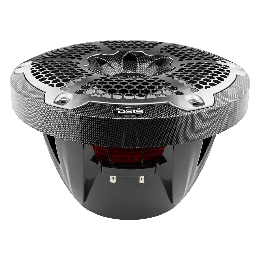 NXL 10" Marine Subwoofer With LED RGB Lights 300 Watts Rms SVC 4-Ohm -Black Carbon Fiber - Image 7