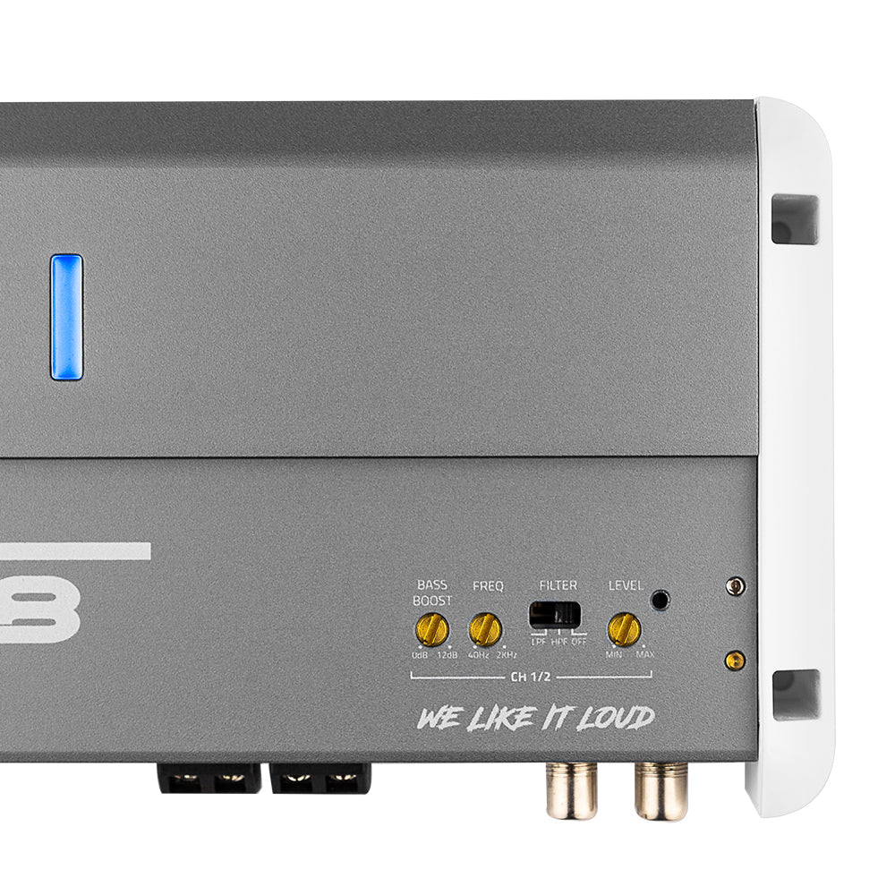 NXL 2-Channel Full-Range Class D IP55 Marine Amplifier | 2 x 250W RMS @ 4-Ohm - Image 2