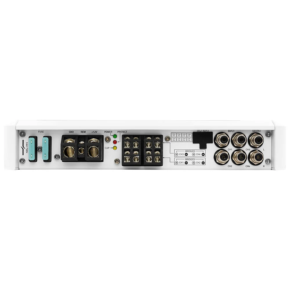 NXL 4-Channel Full-Range Class D IP55 Marine Amplifier | 4 x 150W RMS @ 4-Ohm - Image 4