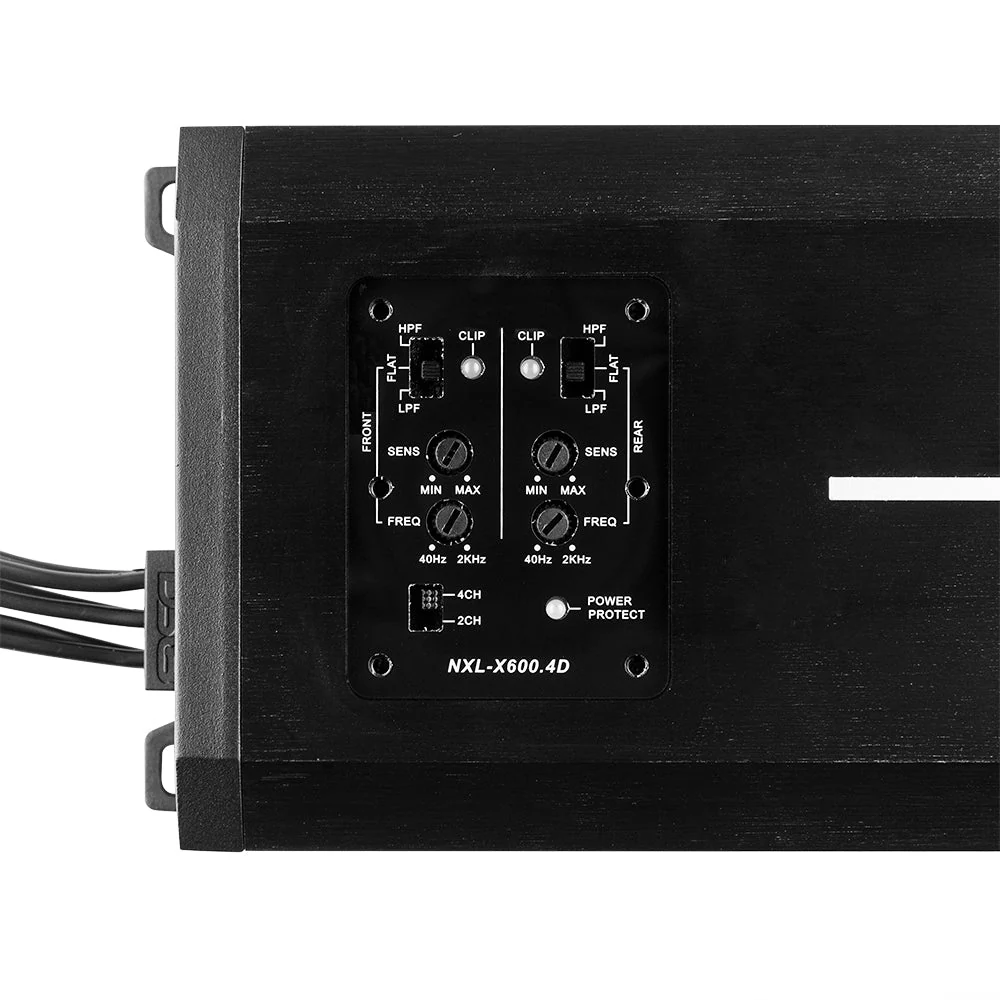 NXL 4-Channel Full-Range Class D IP67 Marine and Powersports Amplifier 4 x 150 Watts Rms @ 4-Ohm - Image 2
