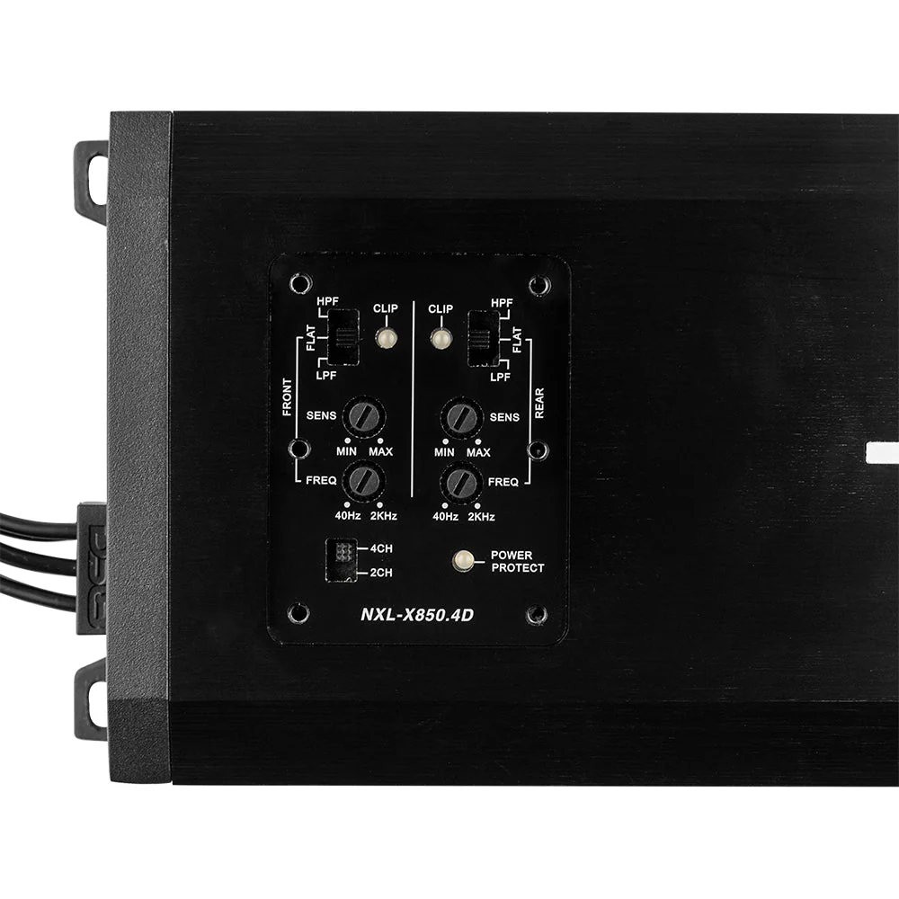 NXL 4-Channel Full-Range Class D IP67 Marine and Powersports Amplifier 4 x 200 Watts Rms @ 4-Ohm - Image 2
