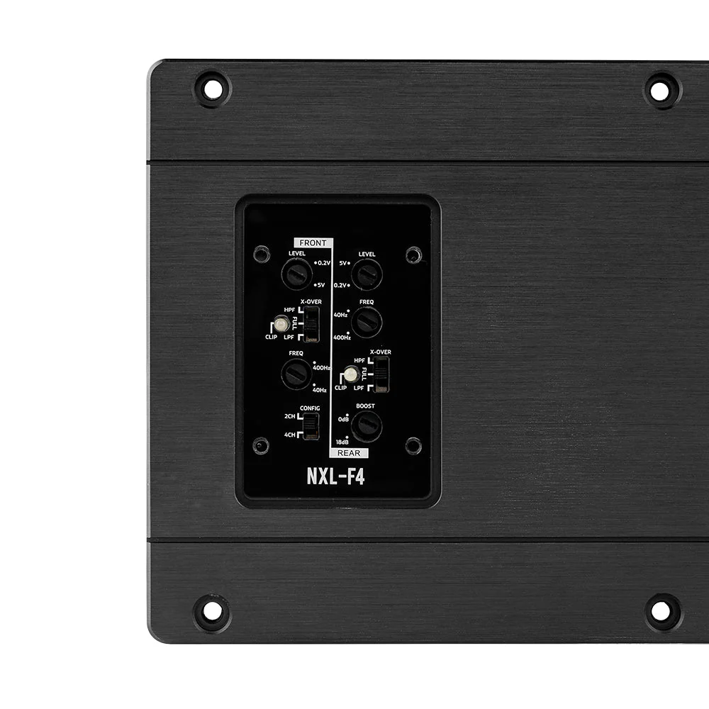 NXL 4-Channel Full-Range Class D IP67 Marine and Powersports Flush Mount Amplifier 4 x 100 Watts Rms @ 4-Ohm - Image 2