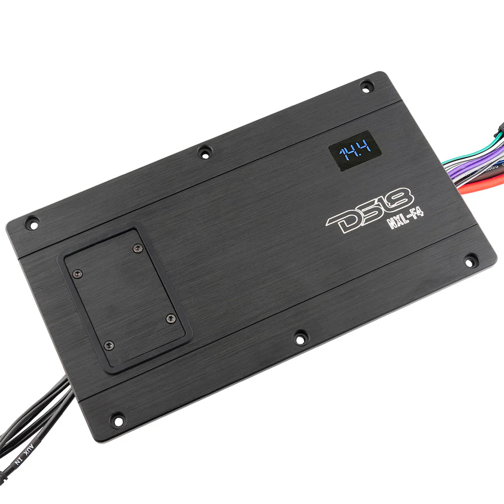 NXL 4-Channel Full-Range Class D IP67 Marine and Powersports Flush Mount Amplifier 4 x 100 Watts Rms @ 4-Ohm - Image 3