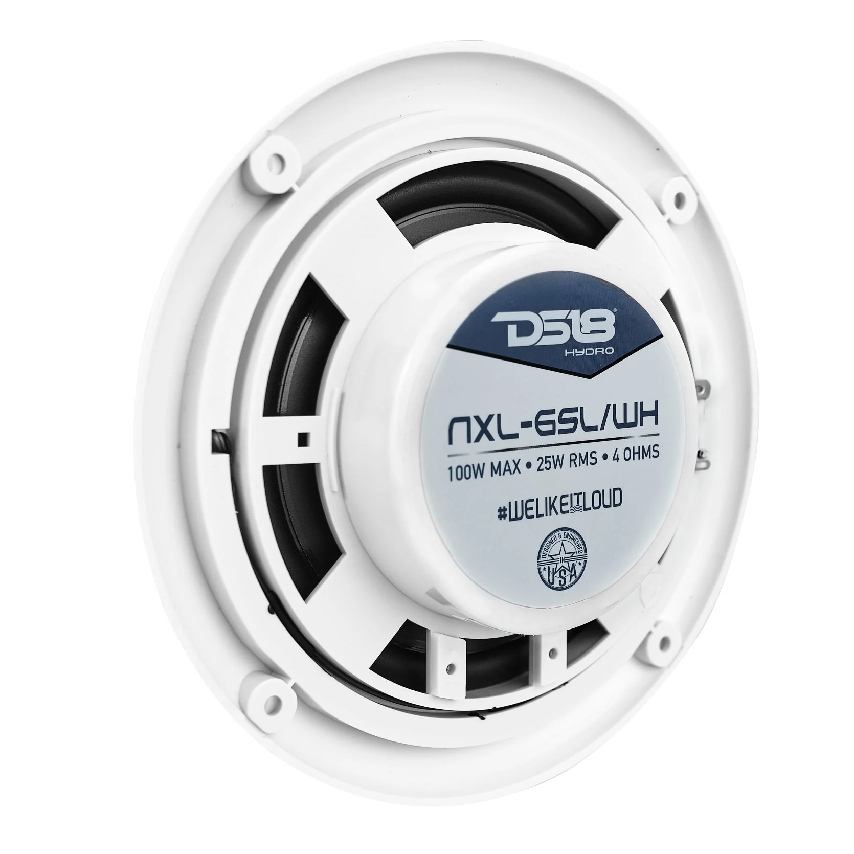 NXL 6.5" 2-Way Coaxial Marine Shallow Speaker With LED RGB Lights 25 Watts Rms 4-Ohm - Image 13