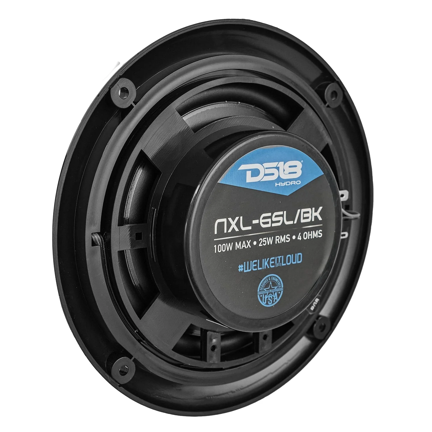 NXL 6.5" 2-Way Coaxial Marine Shallow Speaker With LED RGB Lights 25 Watts Rms 4-Ohm - Image 5
