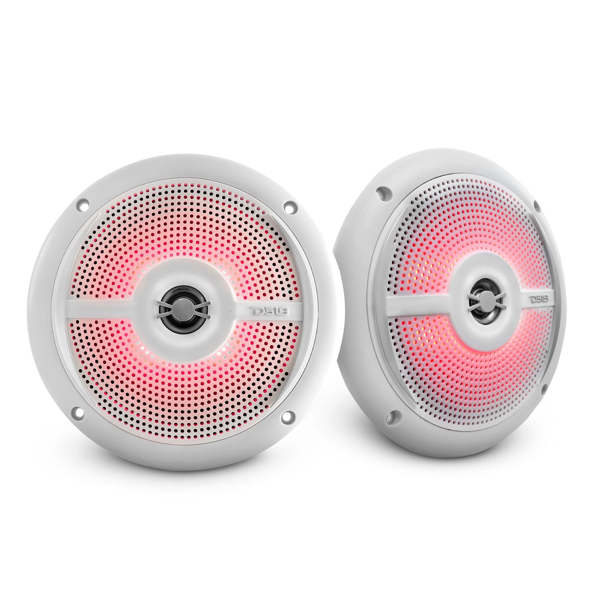 NXL 6.5" 2-Way Coaxial Marine Shallow Speaker With LED RGB Lights 25 Watts Rms 4-Ohm - Image 9