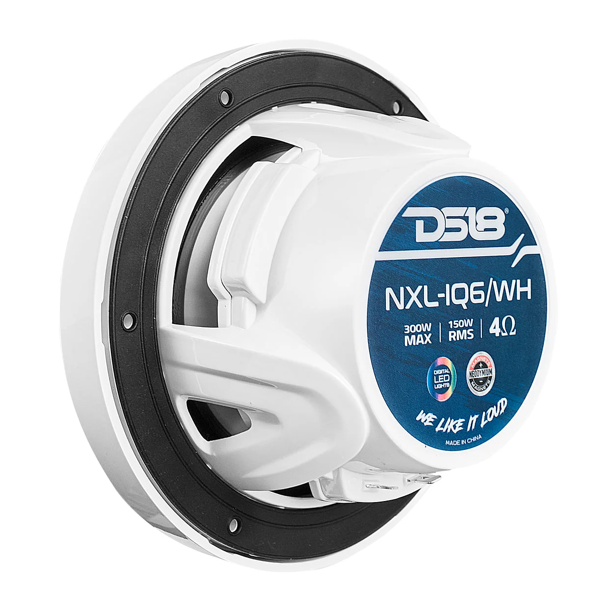 NXL 6.5" 2-Way Coaxial Marine Speaker With Digital Led Lights And Bullet Tweeter 150 Watts 4-Ohm - Image 5