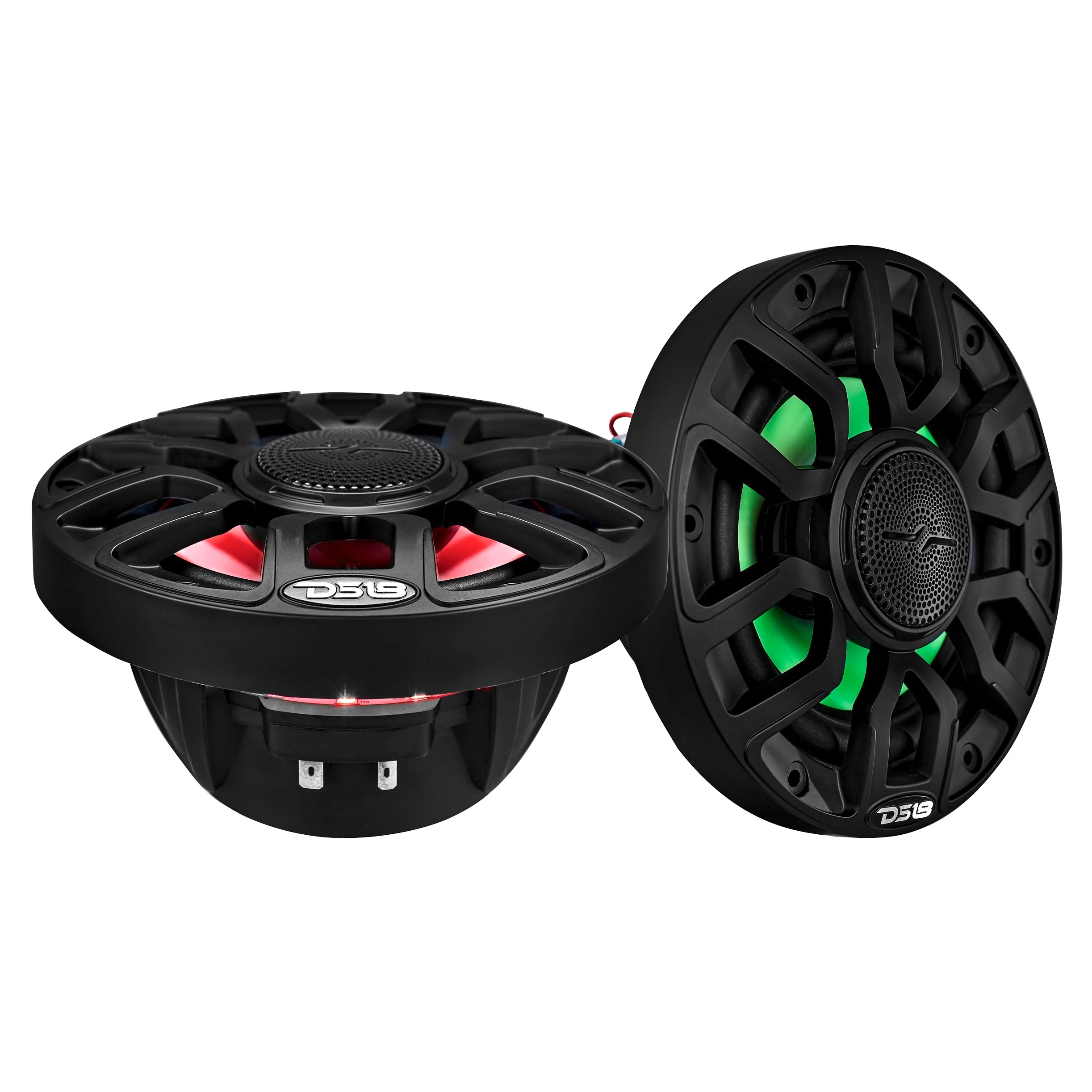 NXL 6.5" 2-Way Coaxial Marine Speaker With Digital Led Lights And Bullet Tweeter 150 Watts 4-Ohm - Image 2