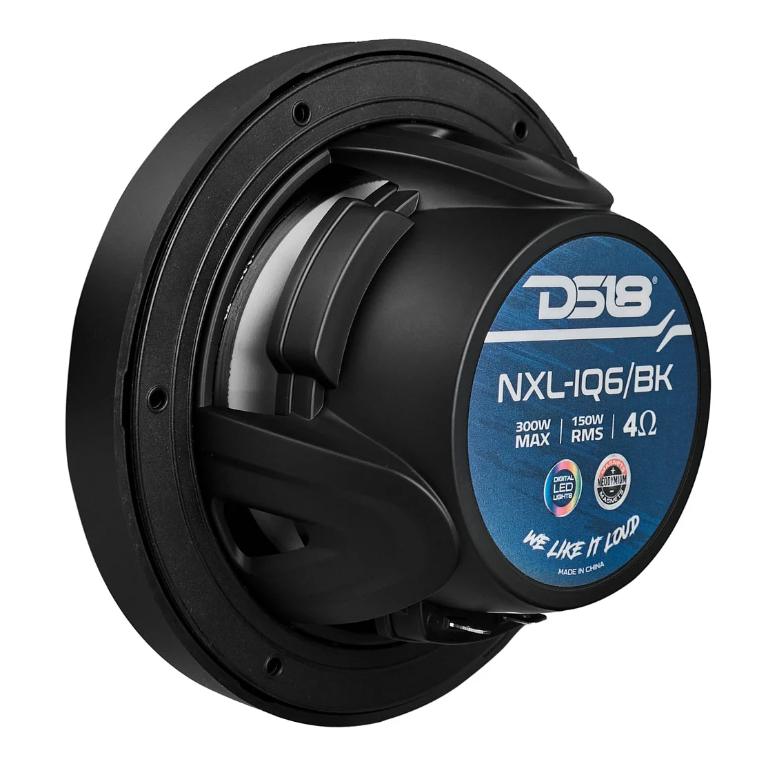 NXL 6.5" 2-Way Coaxial Marine Speaker With Digital Led Lights And Bullet Tweeter 150 Watts 4-Ohm - Image 5
