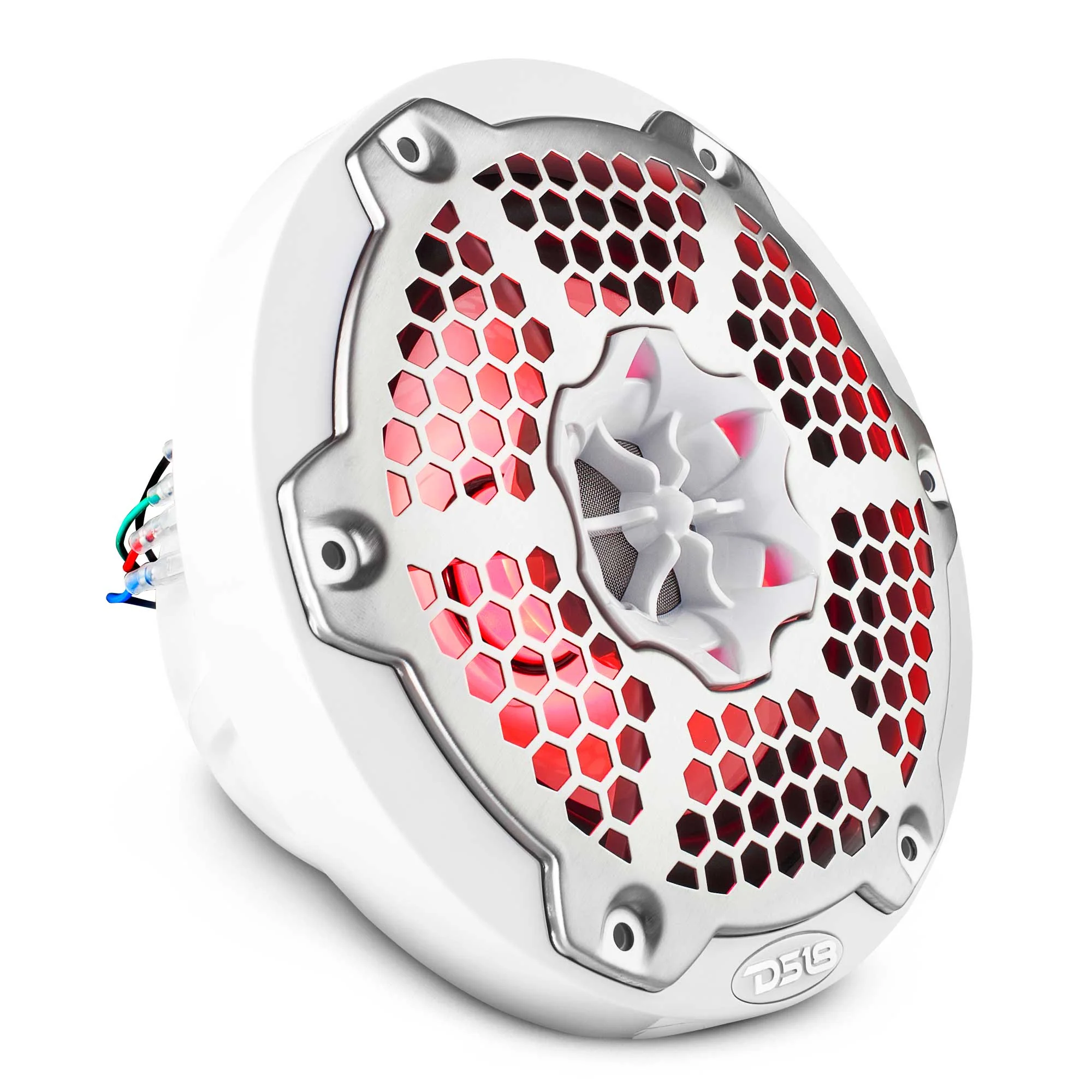 NXL 6.5" 2-Way Coaxial Marine Speaker With LED RGB Lights 100 Watts Rms 4-Ohm - Image 3