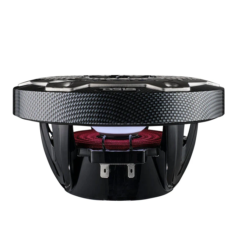 NXL 6.5" 2-Way Coaxial Marine Speaker With LED RGB Lights 100 Watts Rms 4-Ohm - Black Carbon Fiber - Image 8