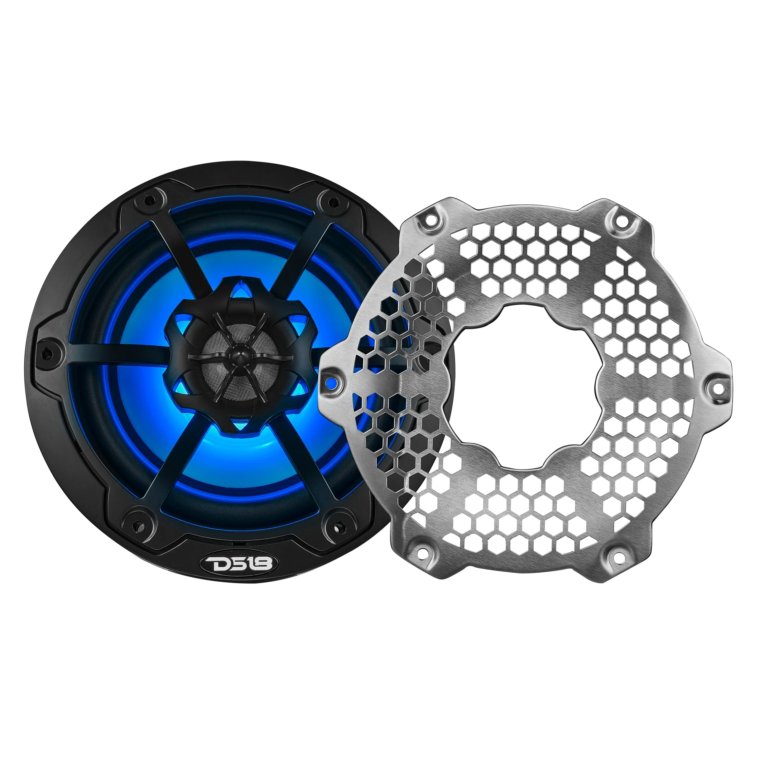 NXL 6.5" 2-Way Coaxial Marine Speaker with RGB LED Lights 100 Watts Rms 4-Ohm - Image 10