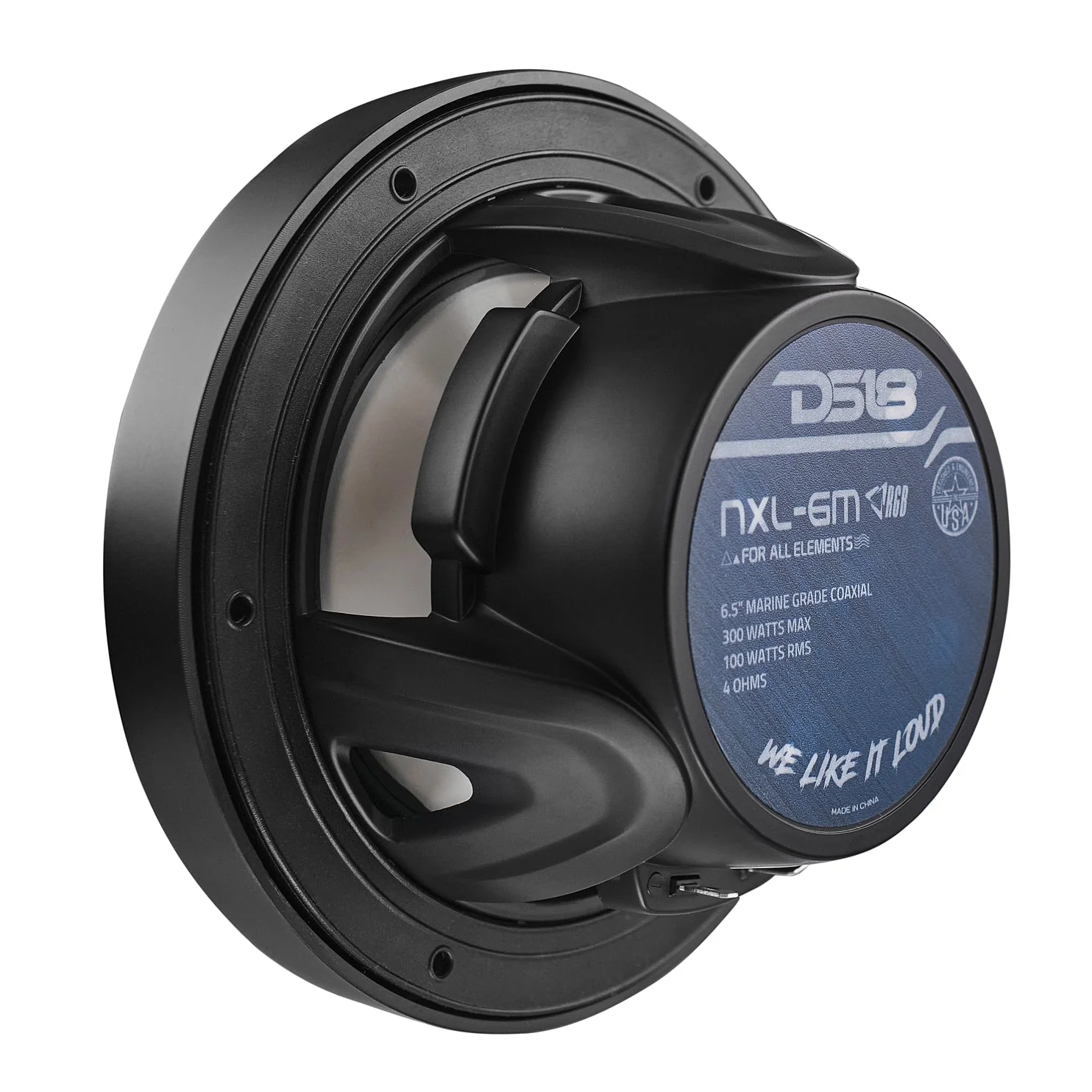 NXL 6.5" 2-Way Coaxial Marine Speaker with RGB LED Lights 100 Watts Rms 4-Ohm - Image 7