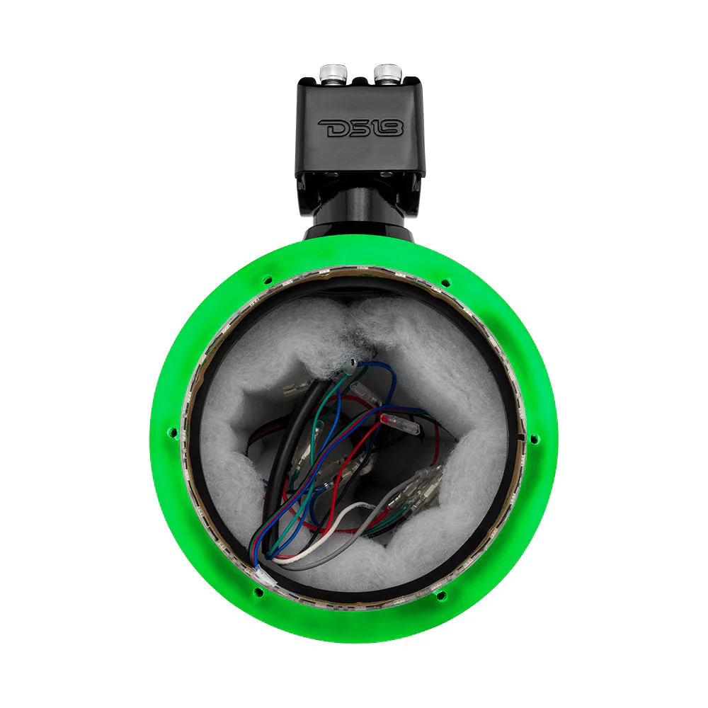 NXL 6.5" Marine and Powersports Empty Tower LED RGB Lights -Black Carbon Fiber - Image 2