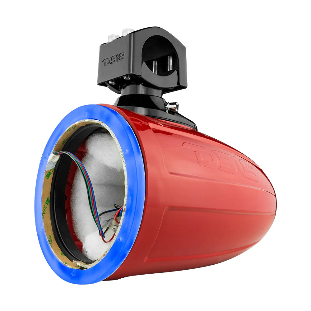 NXL 6.5" Marine and Powersports Empty Tower LED RGB Lights -Red - Image 3
