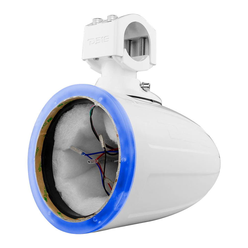 NXL 6.5" Marine and Powersports Empty Tower LED RGB Lights -White - Image 3