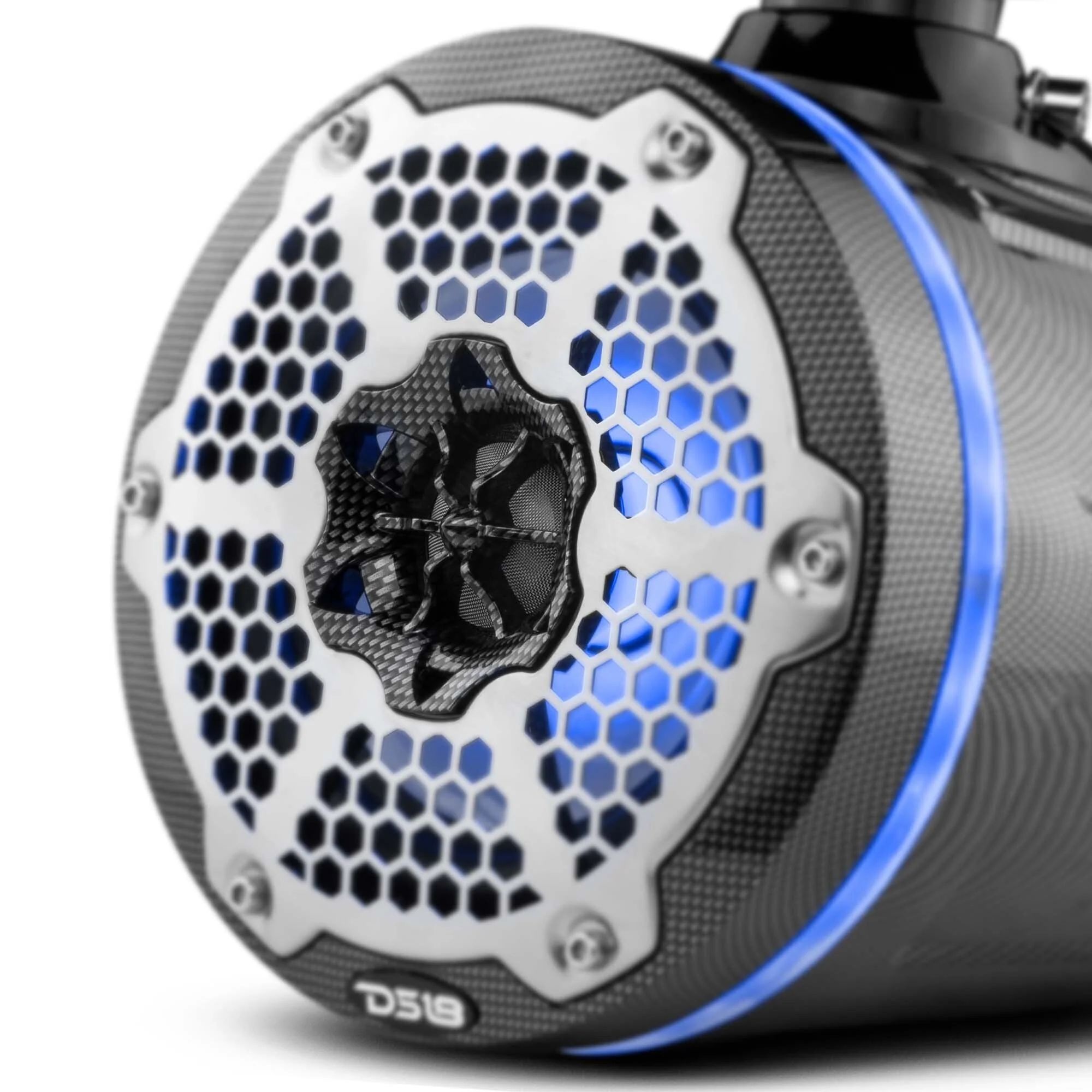NXL 6.5" Marine and Powersports Towers LED RGB Lights 100 Watts Rms - Black Carbon Fiber - Image 6