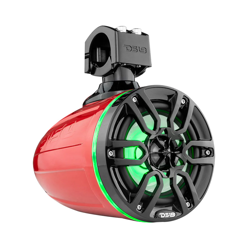NXL 6.5" Marine and Powersports Towers LED RGB Lights 100 Watts Rms - Red - Image 8