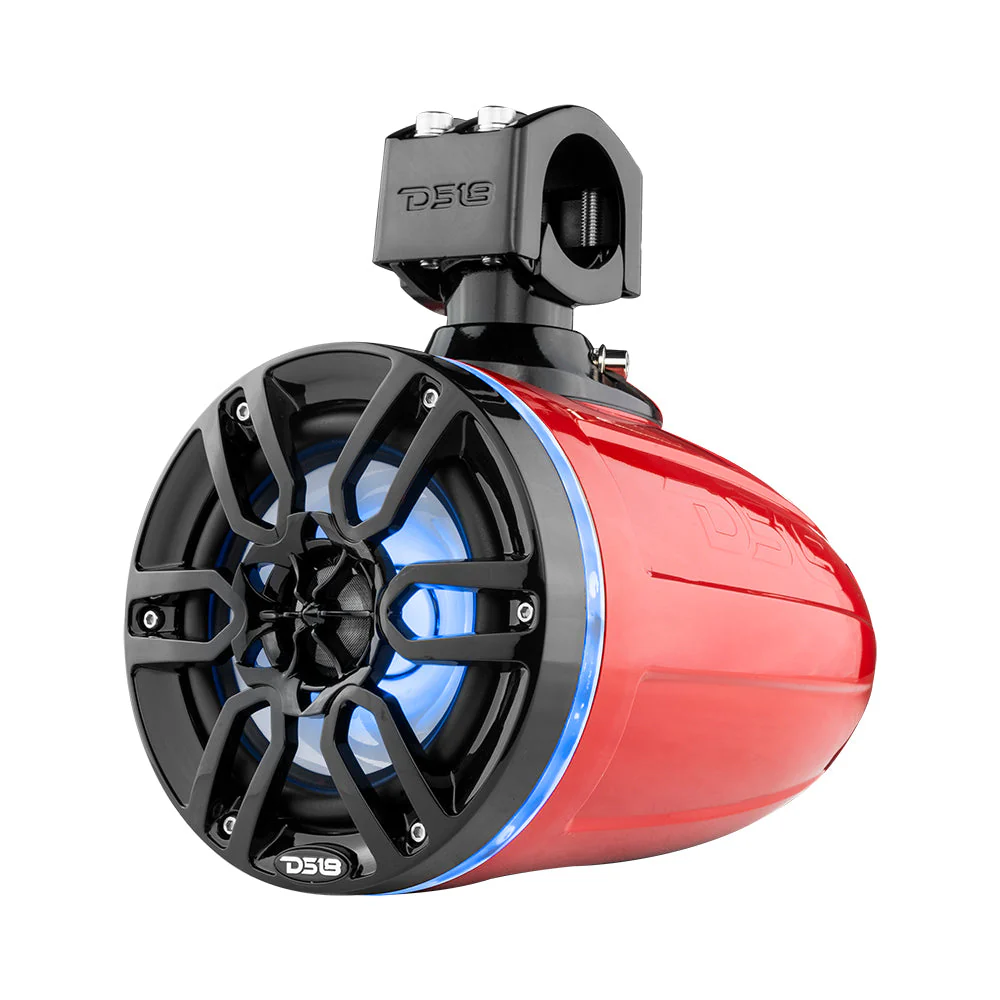 NXL 6.5" Marine and Powersports Towers LED RGB Lights 100 Watts Rms - Red - Image 9