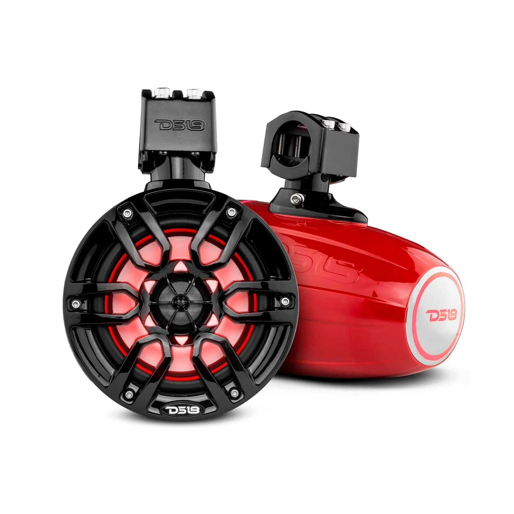 NXL 6.5" Marine Water Resistant Wakeboard Tower Speakers with Integrated RGB LED Lights 300 Watts - Image 7