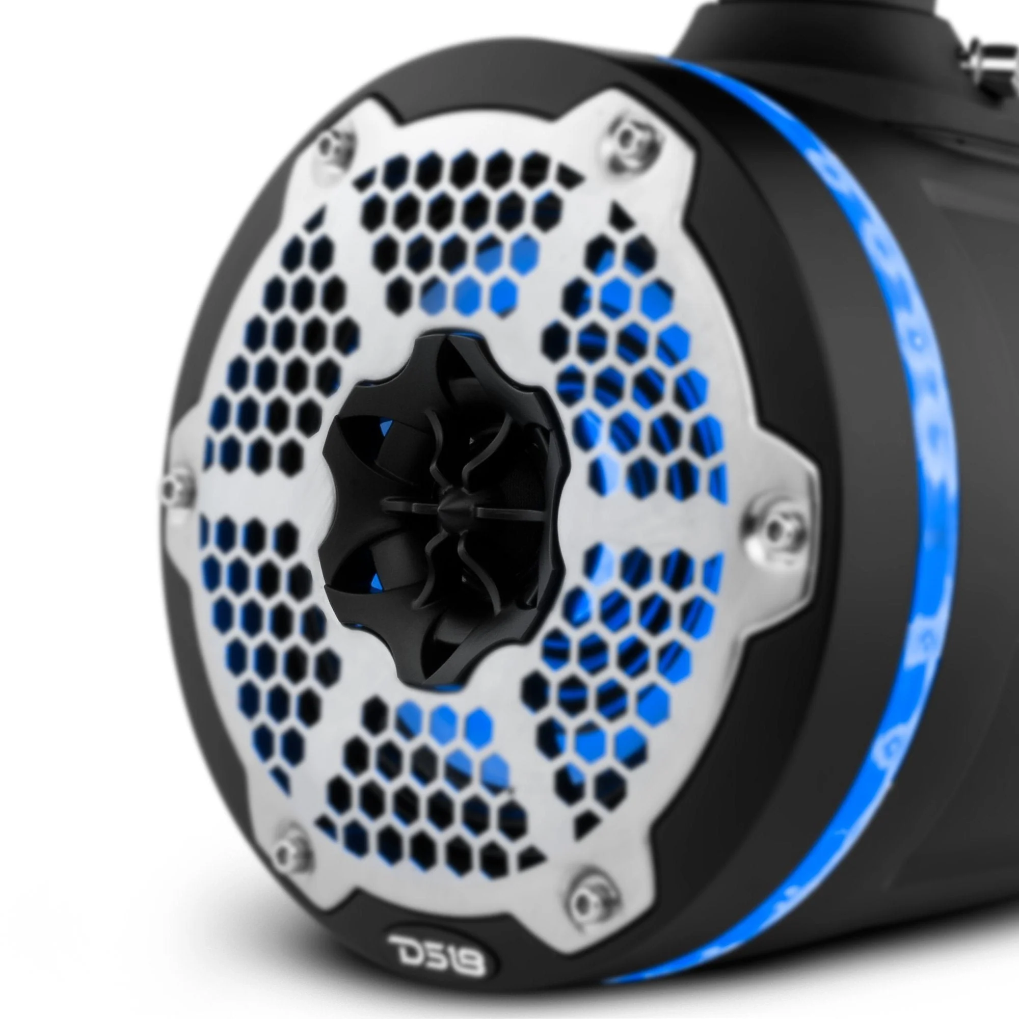 NXL 6.5" Neodymium Marine and Powersports Towers with Built-in Passive Radiator, 1" Driver and LED RGB Lights 150 Watts Rms -Black - Image 2