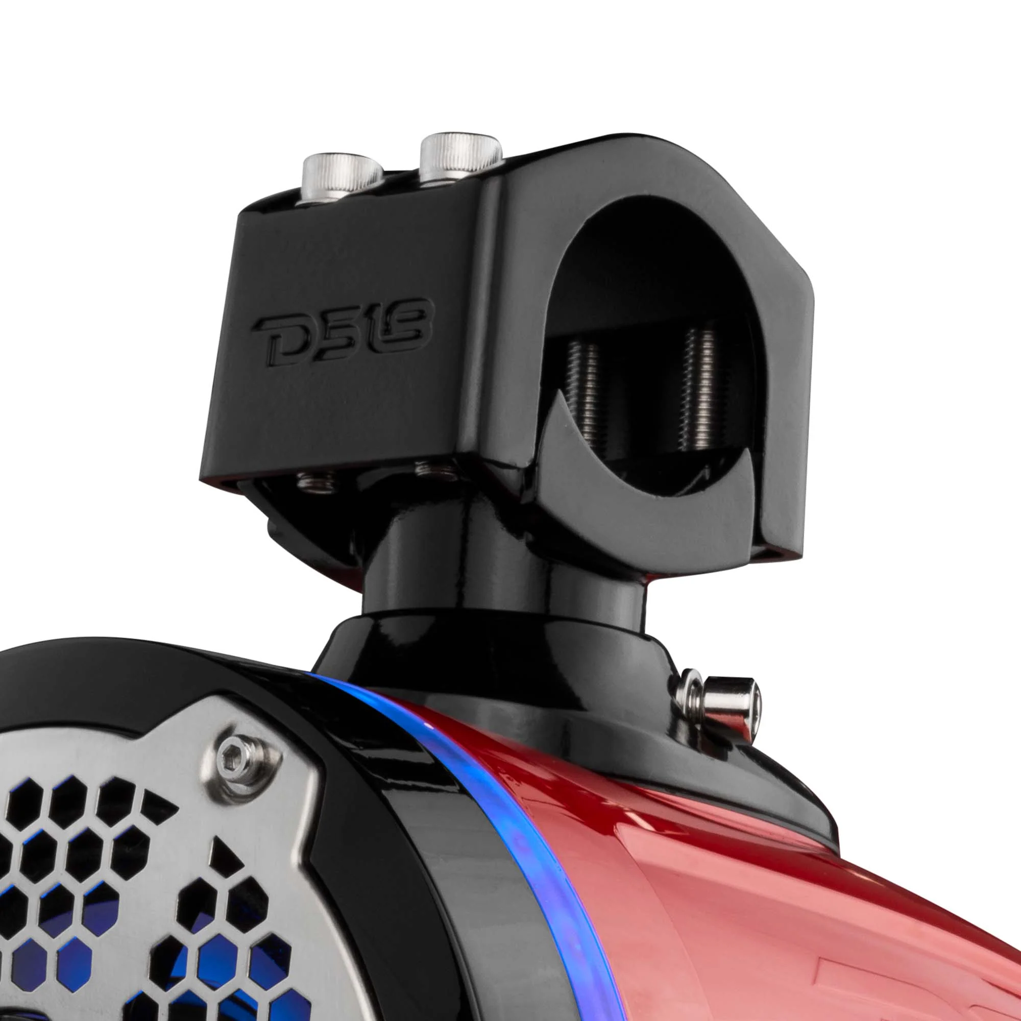 NXL 6.5" Neodymium Marine and Powersports Towers with Built-in Passive Radiator, 1" Driver and LED RGB Lights 150 Watts Rms -Red - Image 6