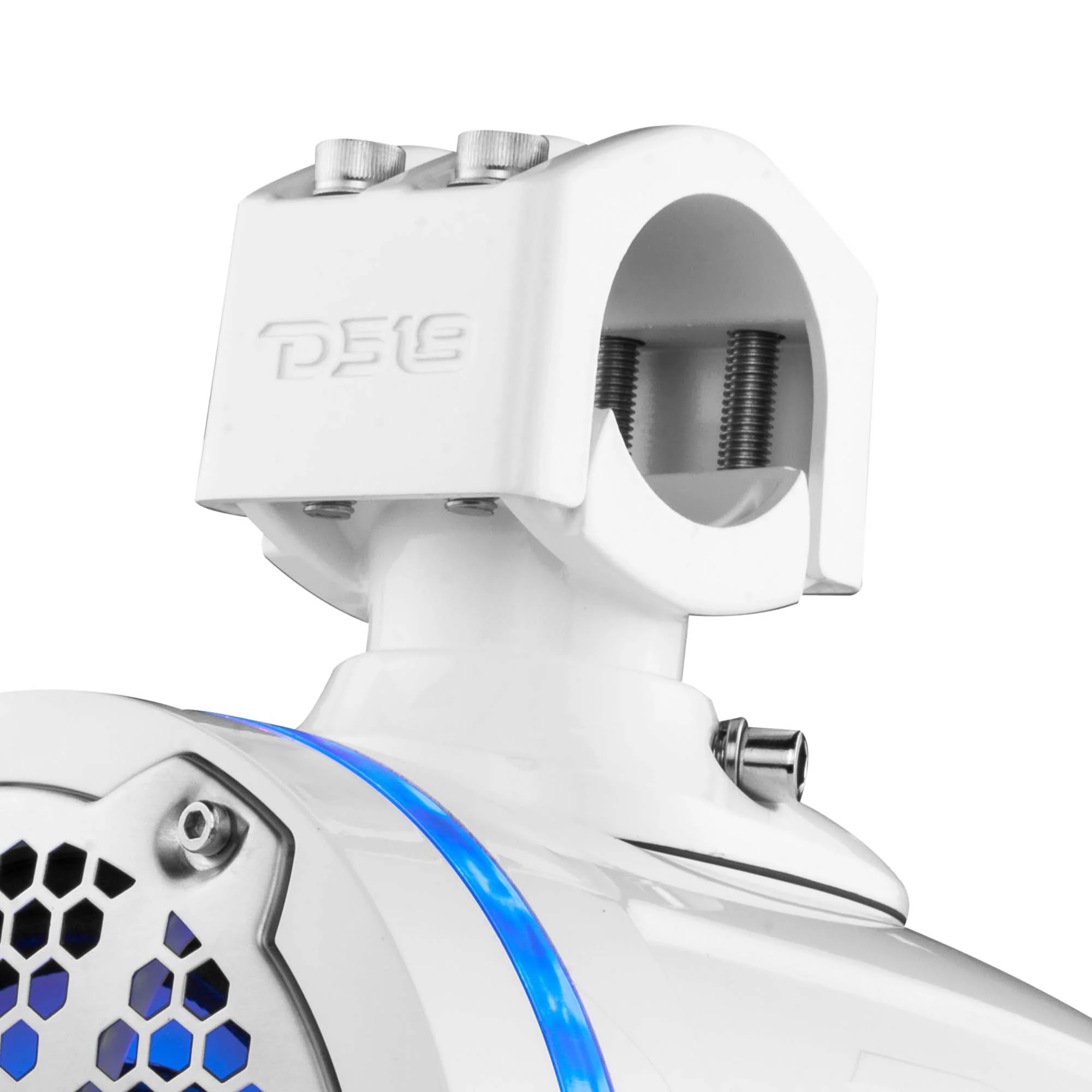 NXL 6.5" Neodymium Marine and Powersports Towers with Built-in Passive Radiator, 1" Driver and LED RGB Lights 150 Watts Rms -White - Image 6