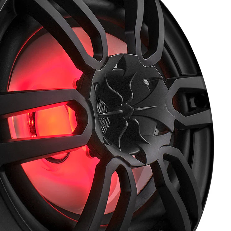 NXL 6x9" 2-Way Coaxial Marine Speaker With LED RGB Lights 125 Watts Rms 4-Ohm -Black - Image 2