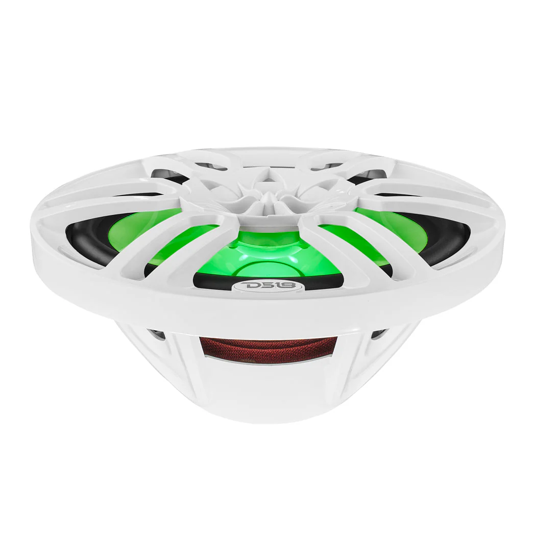NXL 6x9" 2-Way Coaxial Marine Speaker With LED RGB Lights 125 Watts Rms 4-Ohm -White - Image 6