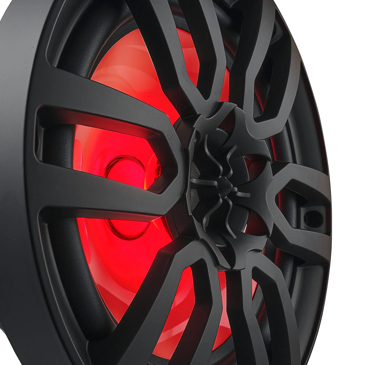 NXL 8" 2-Way Coaxial Marine Speaker With LED RGB Lights 125 Watts Rms 4-Ohm - Black - Image 2