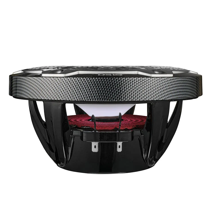 NXL 8" 2-Way Coaxial Marine Speaker With LED RGB Lights 125 Watts Rms 4-Ohm - Black Carbon Fiber - Image 8