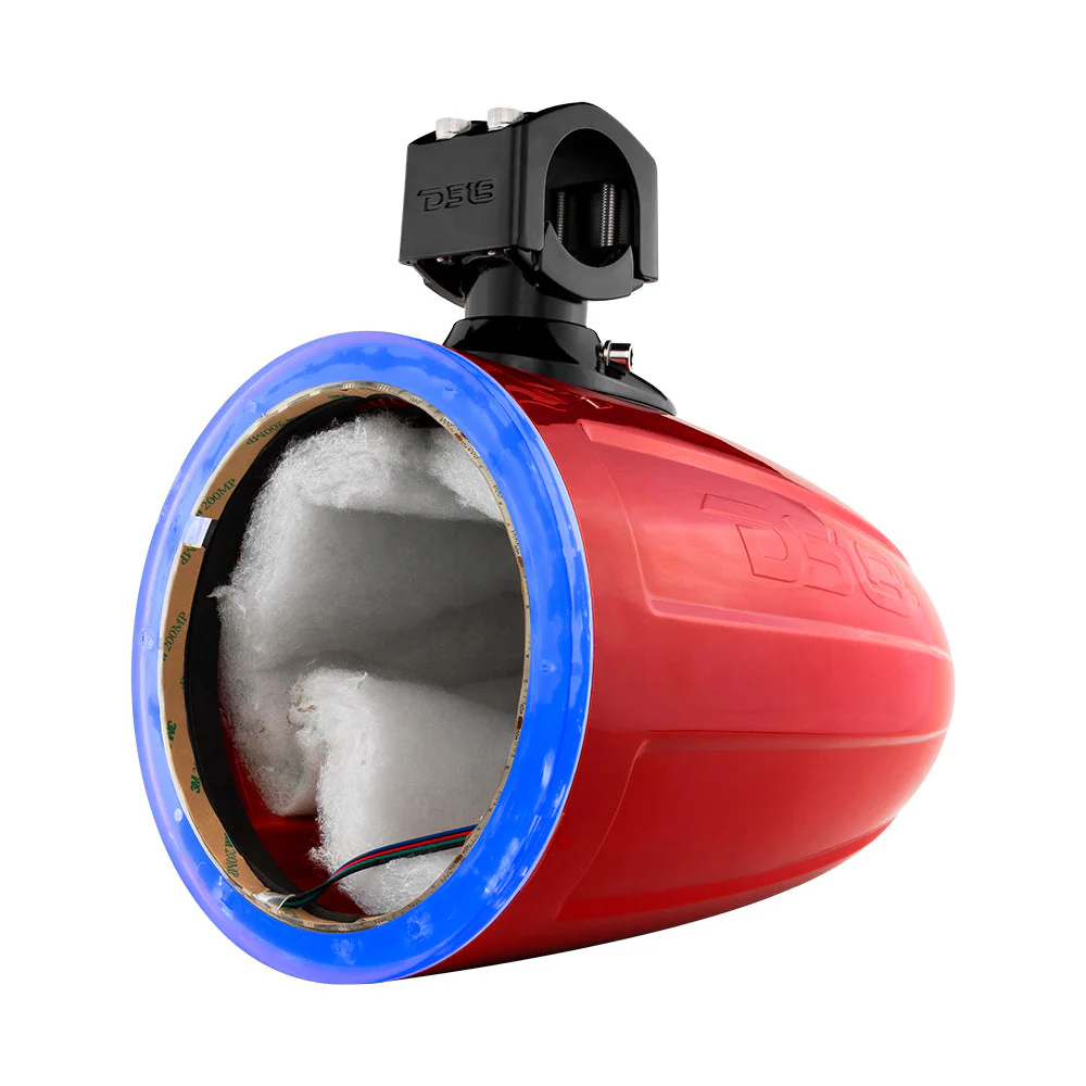 NXL 8" Marine and Powersports Empty Tower LED RGB Lights -Red - Image 3